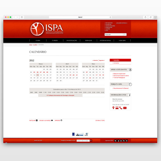 ISPA Calendar